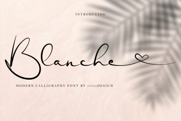 Blanche: A Handwritten Font for Elegant Branding