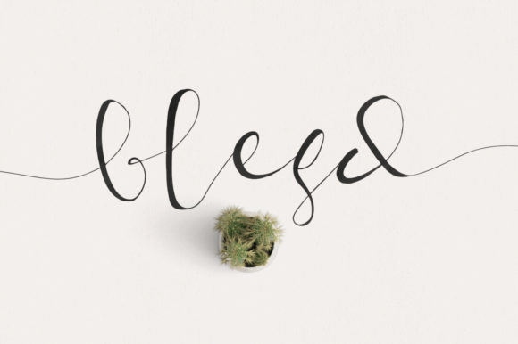 Blesd: A Handwritten Font for Elegant Branding