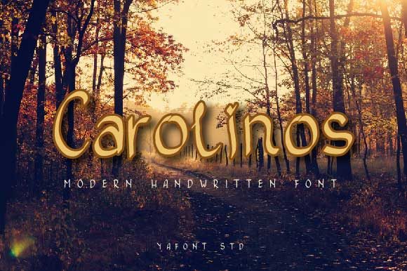 Carolinos: A Modern Handwritten Font for Branding