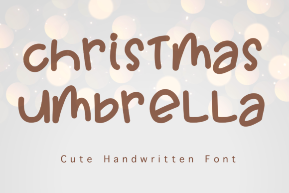 Christmas Umbrella Font: A Designer’s Holiday Branding Guide