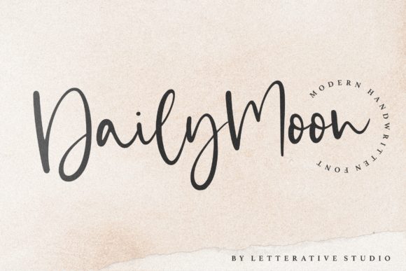 Daily Moon: A Dreamy Script Font for Branding