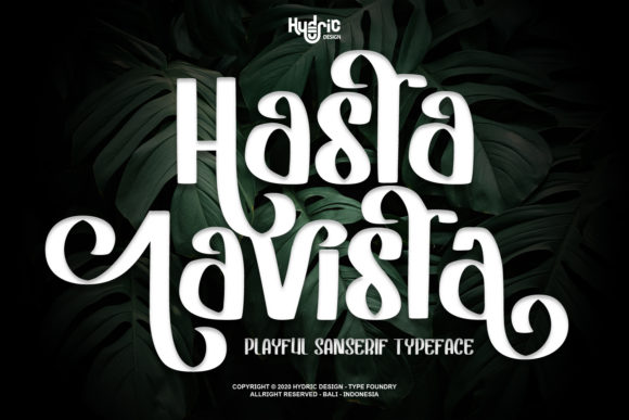 Hasta Lavista: A Versatile Handwritten Font for Crafters