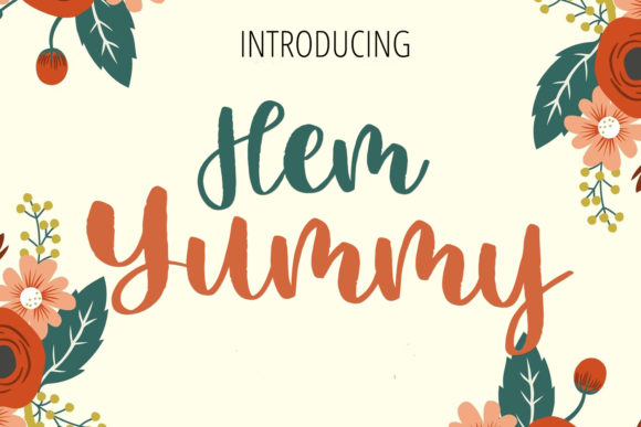Hem Yummy: A Playful Typeface for Bold Campaigns