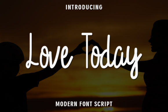 Love Today: A Handwritten Font for Crafters