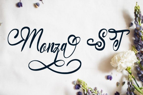 Monza ST: A Delicate Handwritten Typeface for Elegant Brands