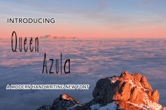 Queen Azula: A Handwritten Font for Elegant Branding