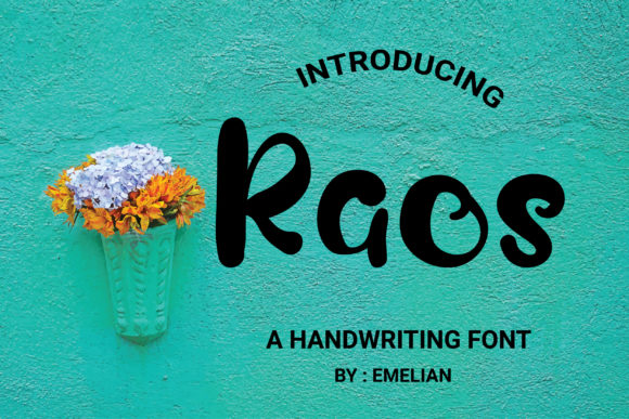 Raos: The Bold Handwritten Font for Crafters
