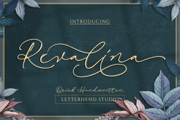 Revalina: A Handwritten Font for Elegant Branding