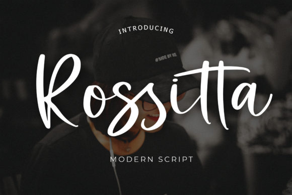 Rossitta: A Modern Script Font for Elegant Branding