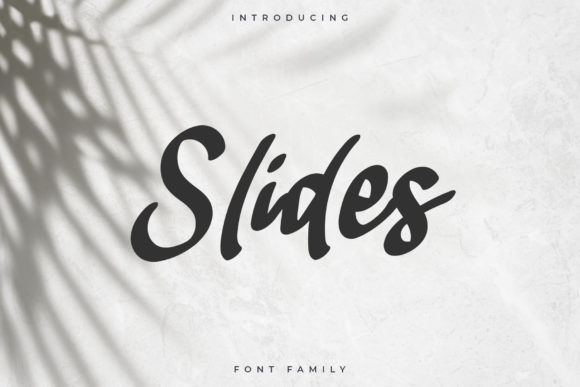 Slides Font: A Modern Script for Web Design