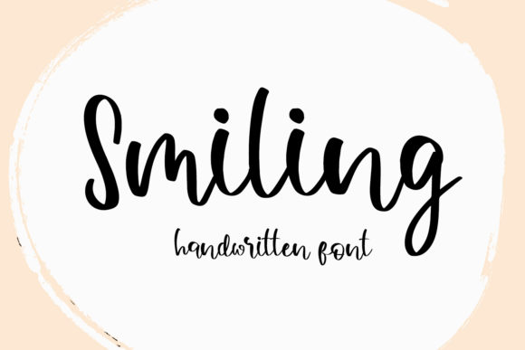 Smiling: The Perfect Handwritten Font for Crafters