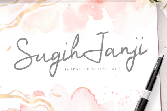 Sugih Janji: A Handwritten Font for Clear Campaigns