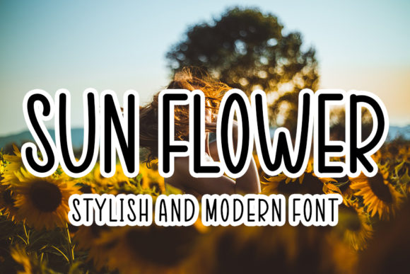 Sun Flowers: A Modern Handwritten Font for Web Design