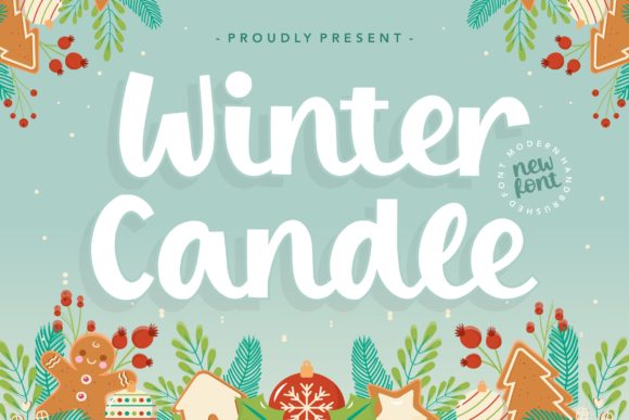 Winter Candle: A Modern Script Font for Editorial Design