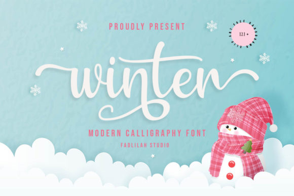 Winter Font Review: A Handwritten Typeface for Campaigns